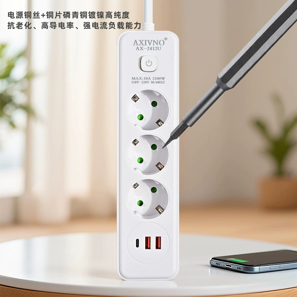 Форен-торговая фабрика многоразрядная USB-подключение цепь бытовая европейский стандарт многофункциональная розетка с удлинителем оптовая продажа