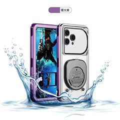 Apple、Samsung、Huawei、Xiaomi 6.9inch 以内の画面ダイビング保護に適した自己検査防水携帯電話ケース