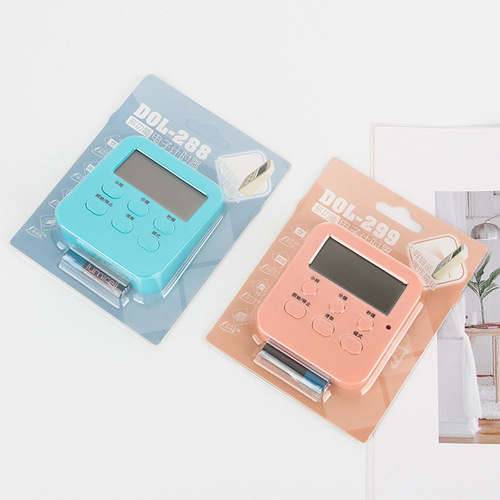 Home kitchen baking timer student self-discipline time manager clock alarm clock simple electronic timer