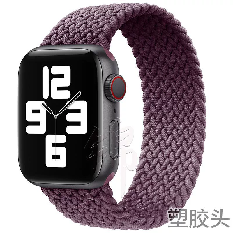 Ремешок для часов (Apple) нейлоновый тканый эластичный однослойный, 22 мм пластиковый разъем, длины 125–165 мм