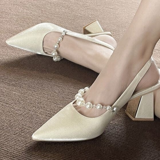 2026 Trendy Square-Heeled Shallow-Mouth Shoes for Petite Women, Height-Enhancing Professional Shoes, Stylish Pointed-Toe Solid Color Single Shoes for Women 2026 Trendy Square-Heeled Shallow-Mouth Shoes for Petite Women, Height-Enhancing Professional Shoes, Stylish Pointed-Toe Solid Color Single Shoes for Women