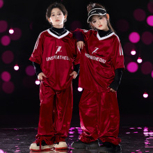 元旦儿童演出服装街舞儿童潮服hiphop嘻哈风套装男女童爵士舞服装