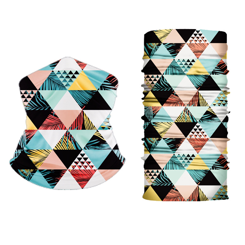 Xunhui sin costuras de alta elástico Lycra pañuelo transfronterizo Amazon montar protección solar Deportes al aire libre a prueba de viento mágico pañuelo en la cabeza