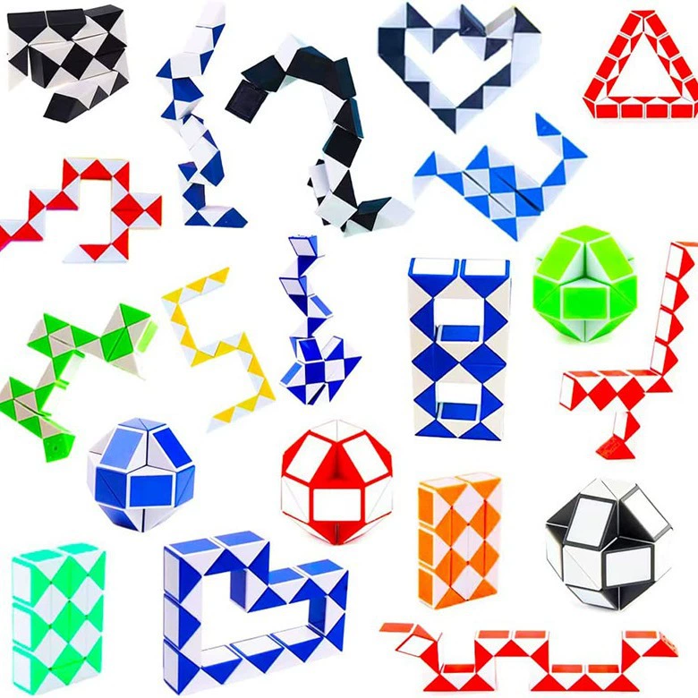 Детский 24-сегментный волшебный правитель креативный разный складной интеллект студенческая игрушка сферическая мини-волшебная линейка студенческий подарок