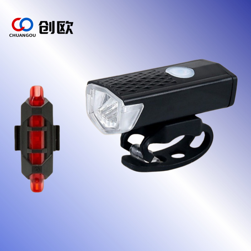 Luz Delantera para Bicicleta Recargable por USB para Ciclismo Nocturno, Juego de Luces para Bicicleta de Montaña, Luz Delantera 2255