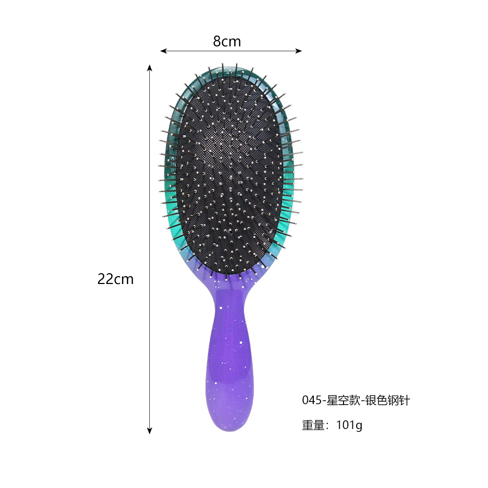 peine de cabello de cerdo aire pein redondo para niñas cuidado del cabello casero peine de cabello masaje de cabeza airbag peine al por mayor