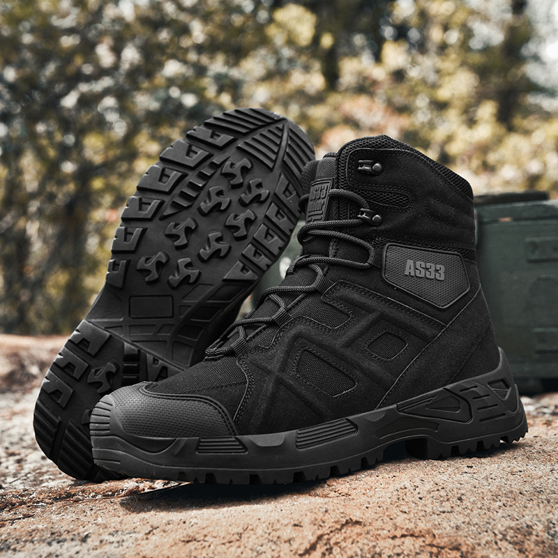 2024 botas de hombre botas de combate grandes transfronterizas botas de campo de alto perfil botas de montaña de hombre botas de excursión Amazon botas al aire libre para hombres