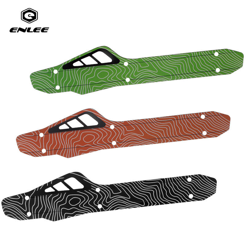 ENLEE Mountain Bike Chain Protection Cover Bicycle Frame Protection Plate Road Folding Bike Chain Anti-collision Strip