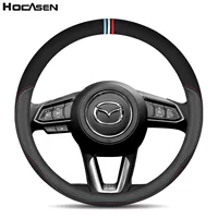 Подходит для Mazda CX-4/3 чехол на руль из натуральной кожи Atez Anksela CX-5/8 чехол на ручку автомобиля из меха