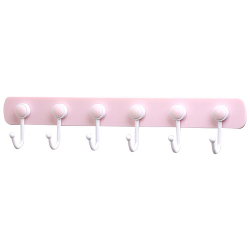 Hook strong adhesive bathroom punch-free hanger wall hanging wall wall traceless sticky hook kitchen row hooks