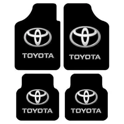 Universal Car Floor Mats, Non-Slip | Avtomobil döşəmə paspasları - toyota-four-piece-set-for-the-whole-car-hot-sale