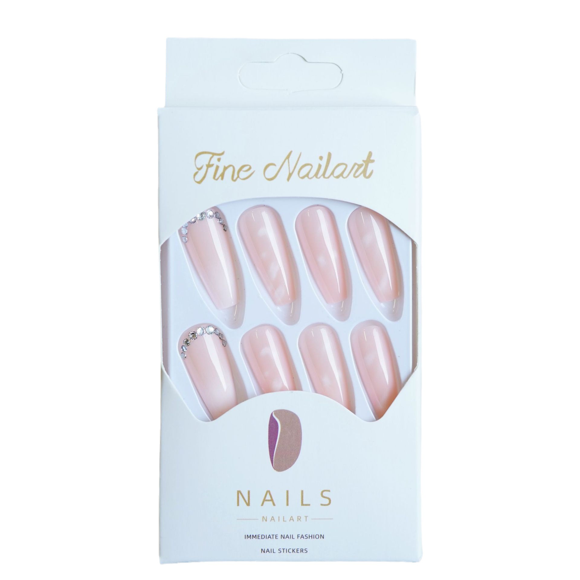 Z-08 marmolado pieza de uñas falsa floreciente desgaste transfronterizo pieza de esmalte de uñas parche de uñas 24 piezas pieza de uñas al por mayor