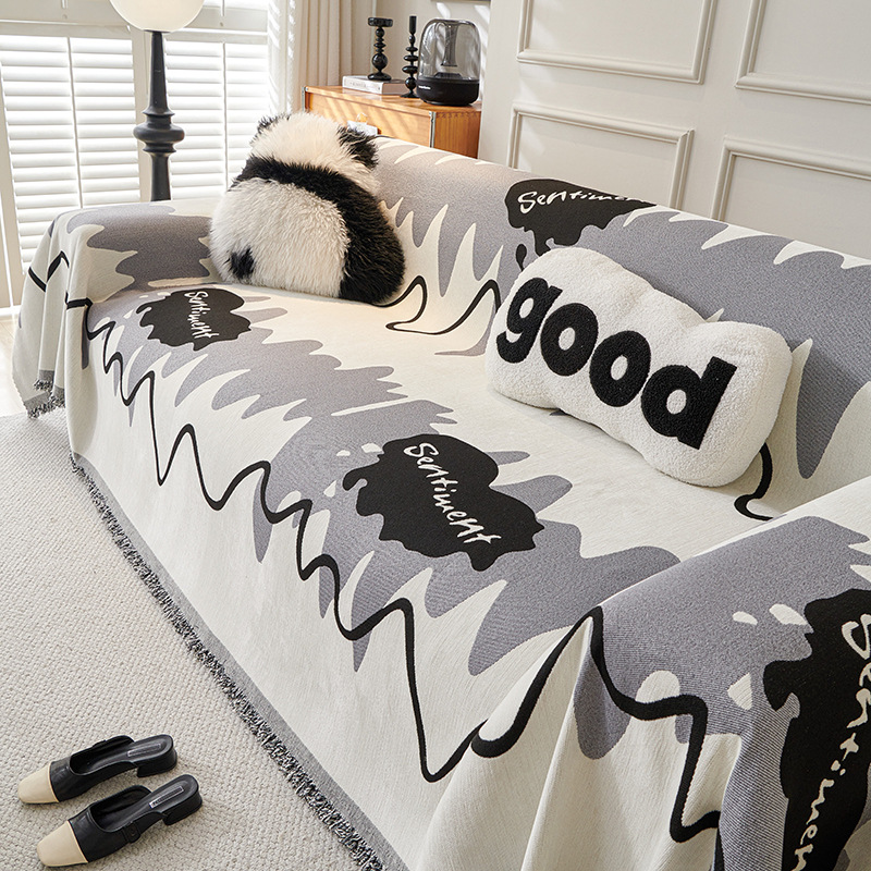 Schneider sofá cubierta cuatro estaciones todo incluido sofá cubierta toalla sofá mantas sofá cojín moderno y simple