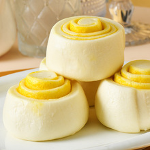 荷花卷馒头奶黄花卷儿童营养早餐速食发糕包子面点荷花卷子批发