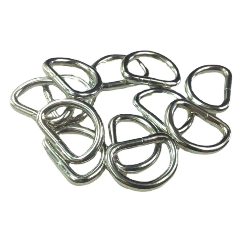 Металлическое D-образное кольцо для крепления багажа и палаток, полукруглое железное кольцо, износостойкое кольцо-защелка, кольцо для подвешивания