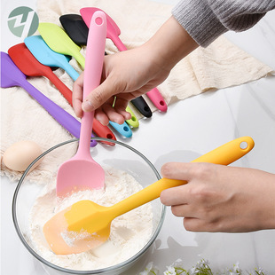 28cm Food Grade Silicone Cake Scraper Square Head Shovel Large Baking and Decorating Tool T-Shaped Shovel Muffin