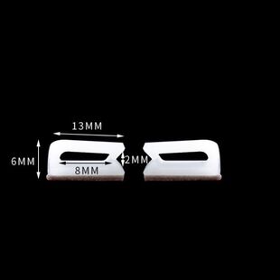 No-Drill Cable Organizer, Adhesive Mounting Clip, Small Size Cable Clip, Wire and Cable Fixing Clip, Manufacturer Customization