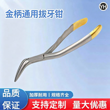 牙科不锈钢通用拨牙钳儿童通用型拔牙钳儿童家用乳牙钳金柄拔牙钳