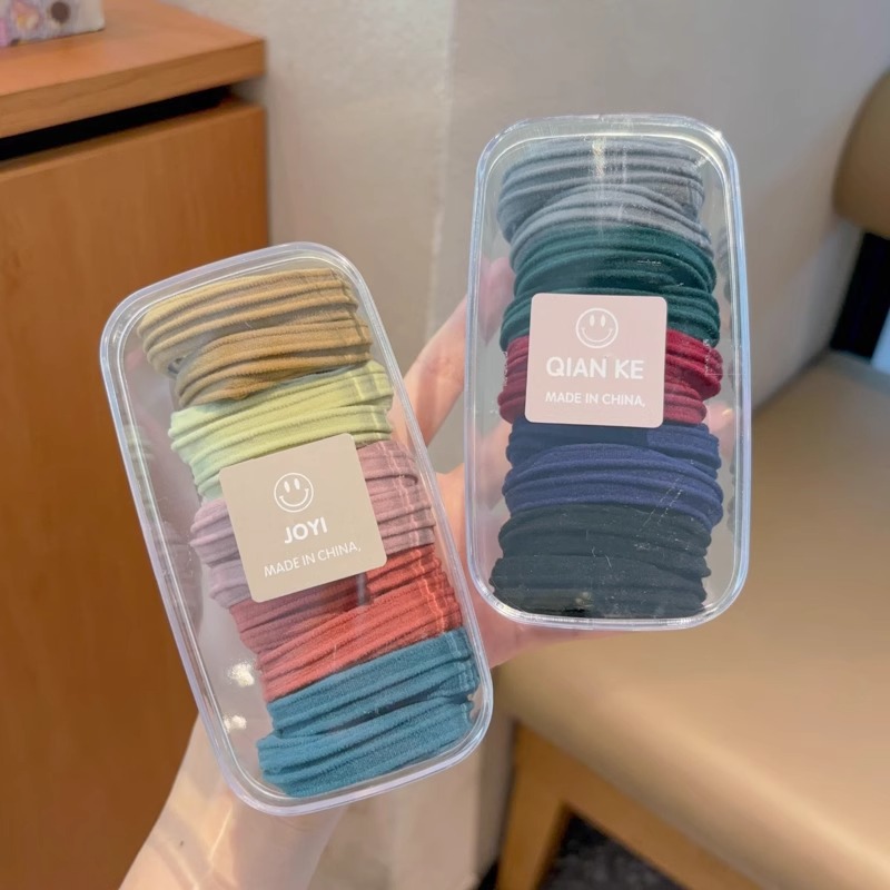 2024 nuevo cabello de cola de caballo de alta elasticidad para niñas no lastimar cabello de cabello de correa de cabello de correa de cabello de cabello duradero