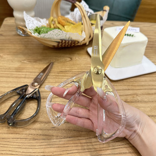 Kitchen Scissors! Retro Scandinavian Ins Style! Scissors Household Multifunctional Chicken Bone Cutting Fish Killing Scissors
