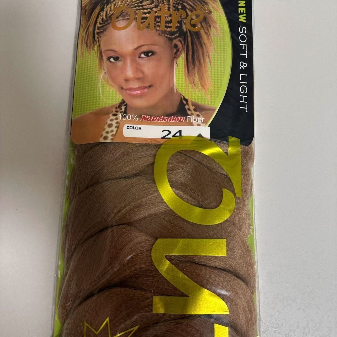 Outre Xpression trenza 82 pulgadas gran pelucca de trenza africana negra pelucca de trenza sucia 165g