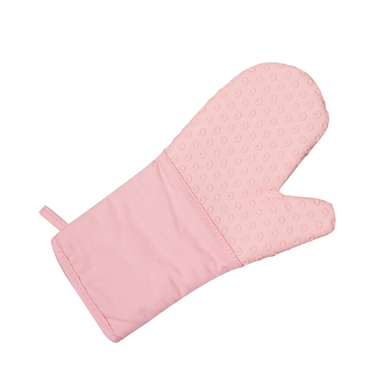 Guantes de silicona de medio palmo de nuevo estilo con algodón añadido y aislamiento engrosado, antiescaldaduras, antideslizantes, resistentes a altas temperaturas, adecuados para hornos de microondas, repostería y uso en la cocina. image 8