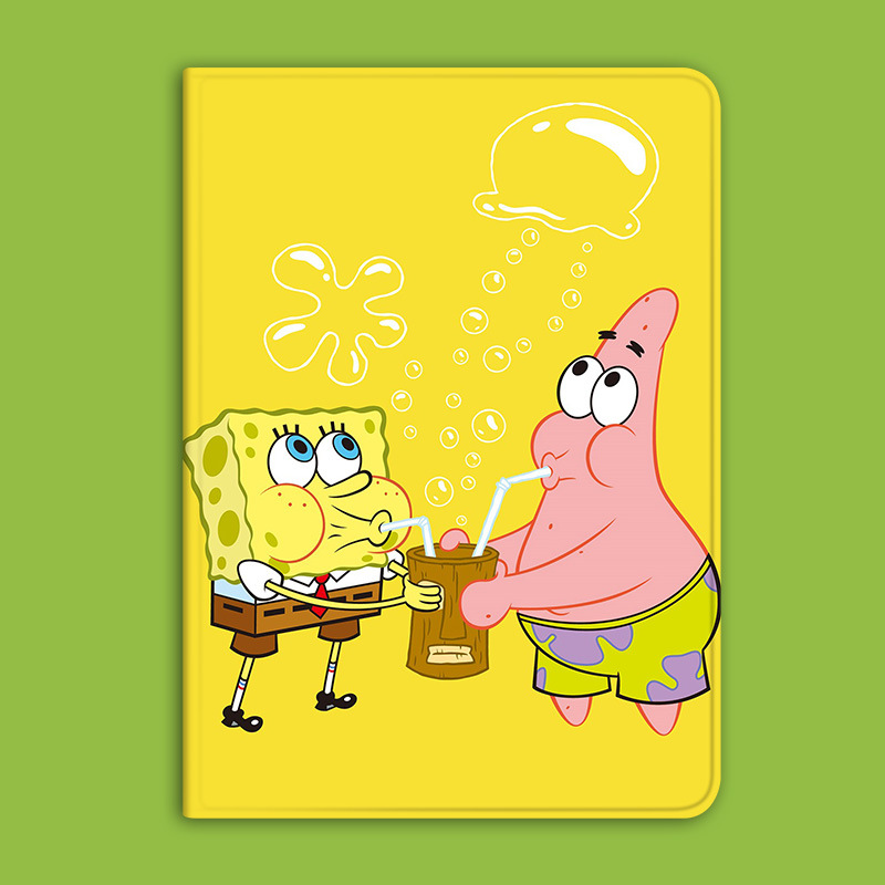 IPad10 funda protectora air45 pro11-inch de silicona ipad10.2 con ranura de la pluma mini6 dibujos animados 3 suave 12,9 Shell