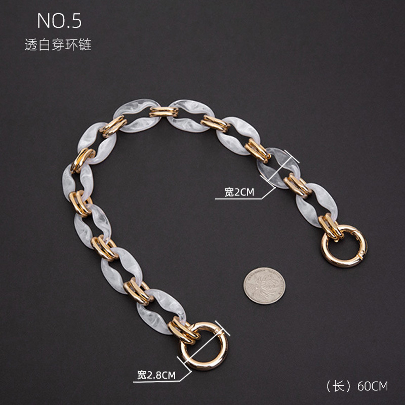 Correa de Cadena para Bolso, Acrilico, Decorativo, Estilo Retro, para Uso Diario