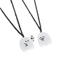 Cute ghost pendant for beloved, necklace suitable for men and women hip-hop style