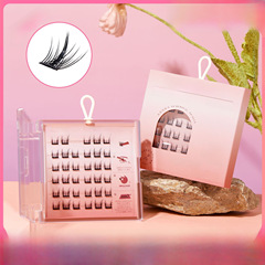 BQI免膠水假睫毛 懶人自粘嫁接分段式三部曲自然仿真新手可重複用