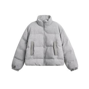 American Style Vintage Collar Loose Thickened Bread Suit Men's and Women's Winter Casual Warm Cotton-padded Coat Couple's Jacket