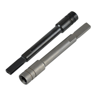 Round handle flat connecting rod chrome vanadium steel extension rod sandblasted black 83mm long connecting rod