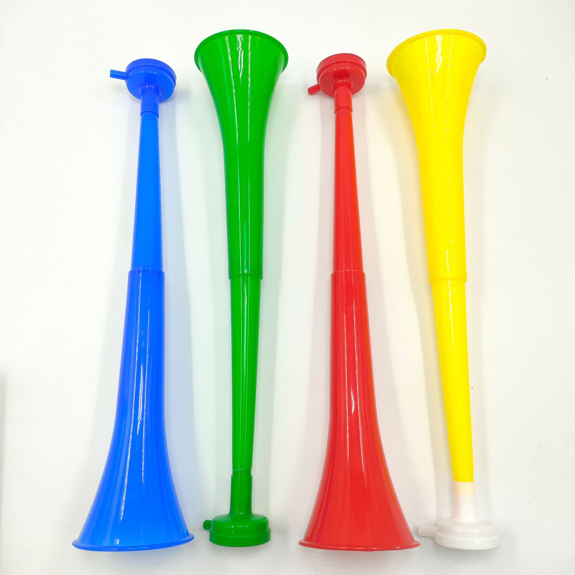 Dos bocinas retráctiles para apoyos especiales de la Copa del Mundo atmósfera fiesta juguetes fiesta mayorista