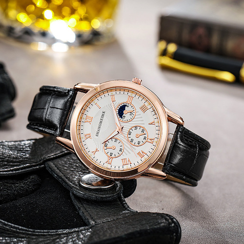 Wholesale foreign trade fashion men's watches, cross-border foreign trade quartz watches, three-eye men's business watches, men's watches