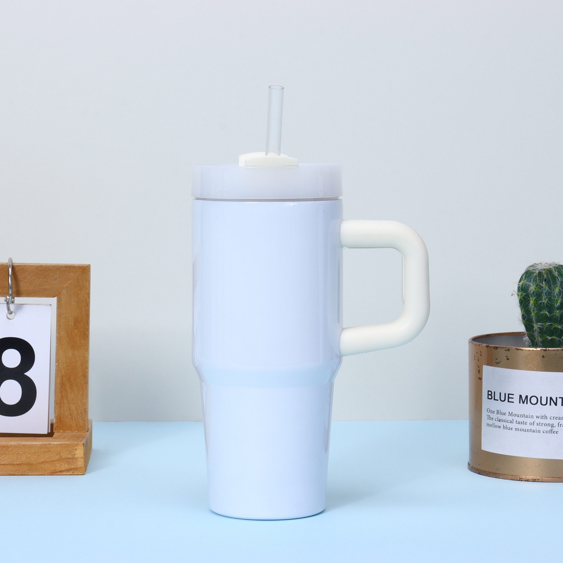 Nuevo 14oz caliente sublimación 304 taza de acero inoxidable taza de té conveniente taza de deporte taza de aislamiento