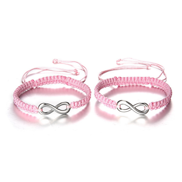 Letter Pattern 1 Pair Lady Letter Alloy Women's Bracelets
