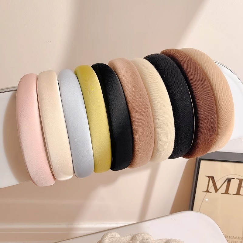 Alta sensibilidad al aro de cabello para mujeres red2024 nuevo estilo para salir correa de cabello universal lavar la cara aro de cabello de borde ancho prensado tarjeta de cabello toque