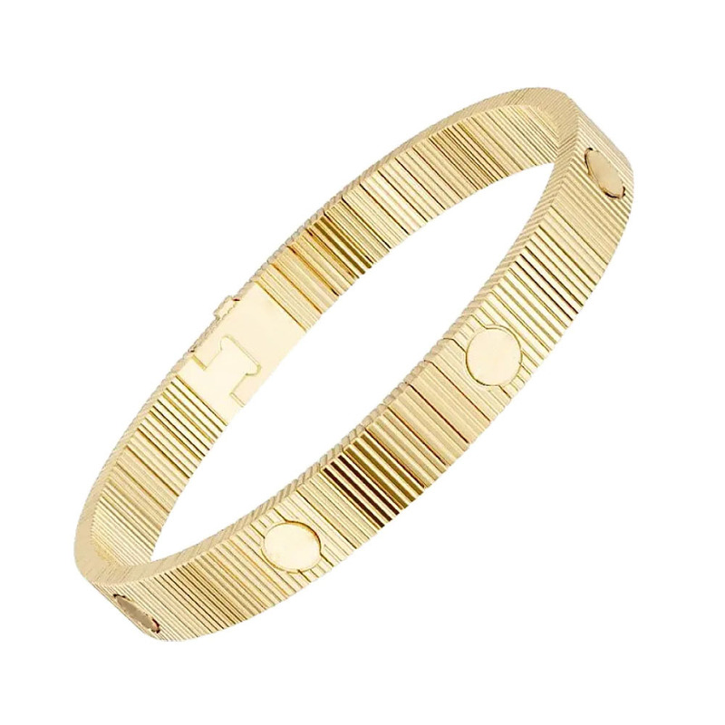 New Style Kaga Bracelet Stainless Steel Light Luxury High-End Titanium Steel Bracelet Screw Nail Bracelet Women's Model New Style Kaga Bracelet Stainless Steel Light Luxury High-End Titanium Steel Bracelet Screw Nail Bracelet Women's Model