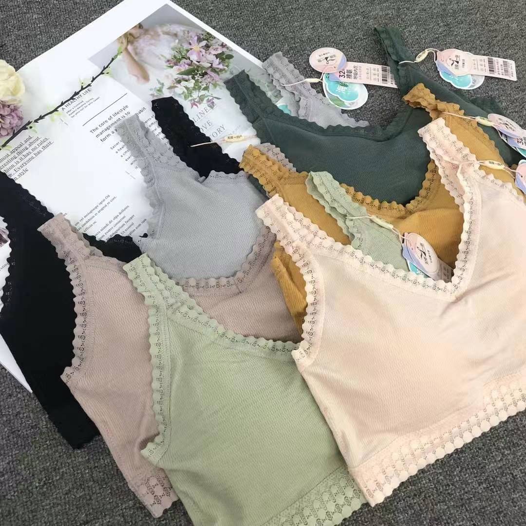 Nuevo chaleco sin costuras de alta elasticidad de alta calidad de dama sin anillo de acero bra de yoga ropa interior deportiva mujer al por mayor