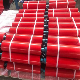 Belt Machine Support Roller Conveyor Belt Buffer Support Roller Mining Under-pull Triple Support Roller Belt Conveyor Support Roller