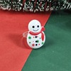 Christmas cartoon acrylic ring suitable for photo sessions for elderly, accessory, European style, wholesale