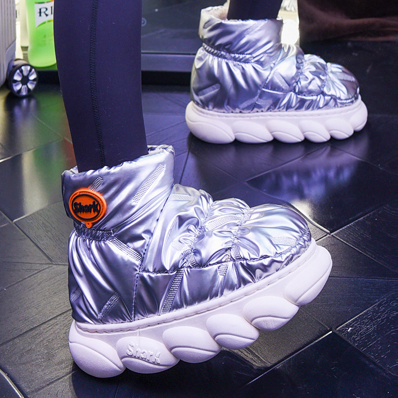 Pantofole da donna in velluto slip-on a punta chiusa autunno all'aperto per interni comode e traspiranti lavabili in lavatrice_voghion.com