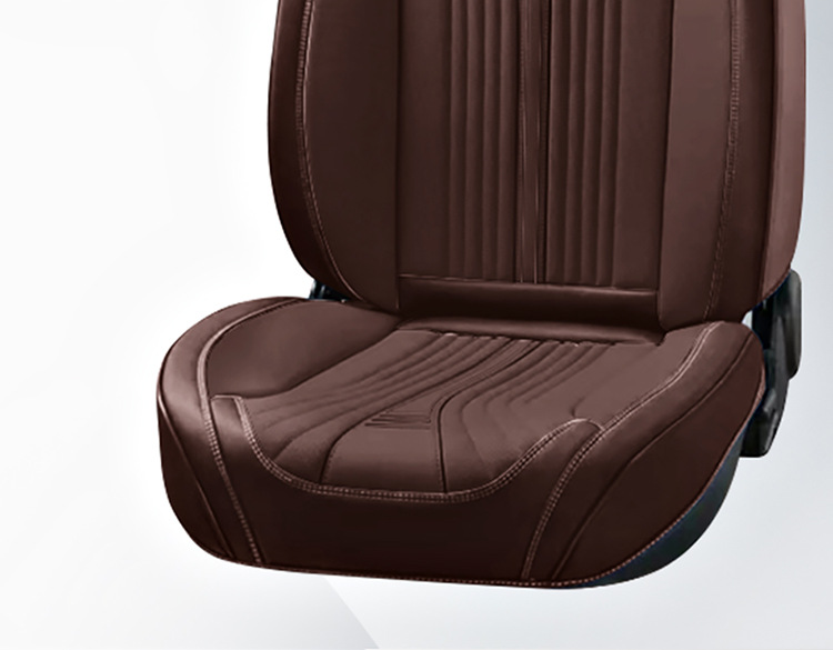 Suitable for Car Seat Covers, Universal for All Seasons, Full Coverage Seat Covers for Front and Rear Rows, Nappa Leather Car Seat Cushions
