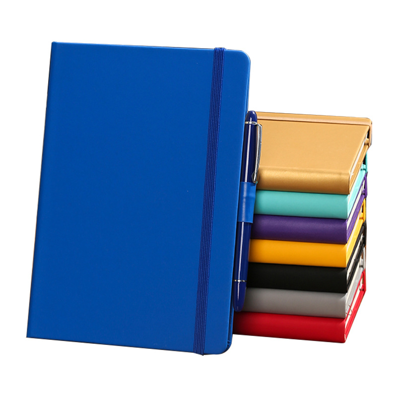 A5 elástico cuaderno personalizado PU cuaderno de cuero duro cuaderno de papel de piedra cuaderno de cuaderno a prueba de agua