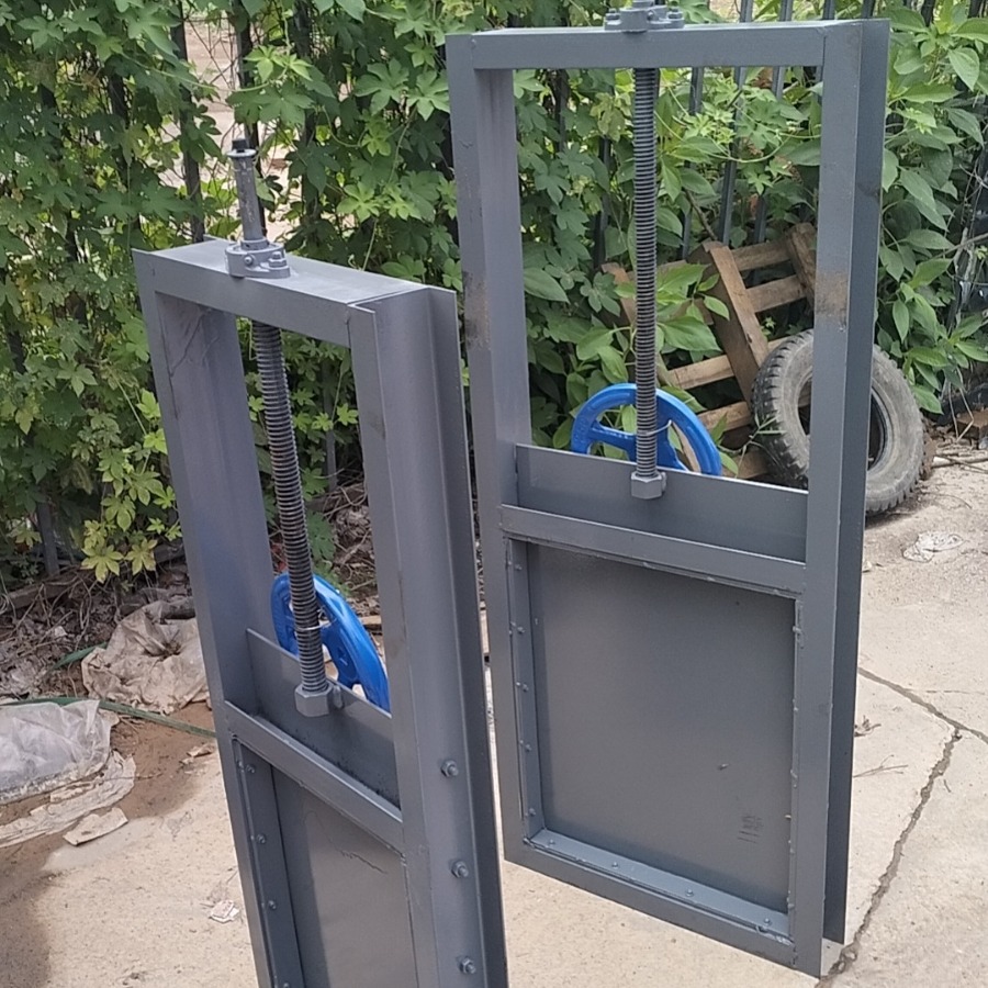 手动插板阀电动气动闸板阀过料插板阀方口圆口排污阀门水闸阀