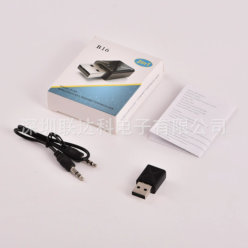 USB-авто Bluetooth Hands-Free звонки 2-в-1 5.0 Bluetooth адаптер plug and play Bluetooth аудио ресивер