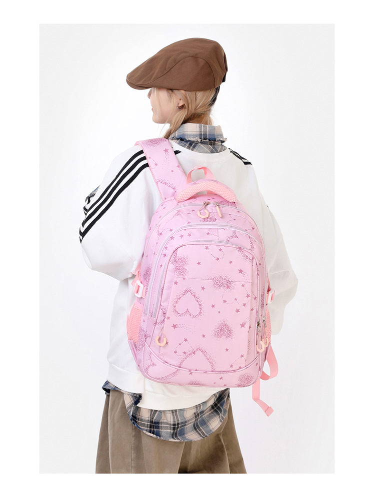 Heart Shape School Daily School Backpack display picture 2