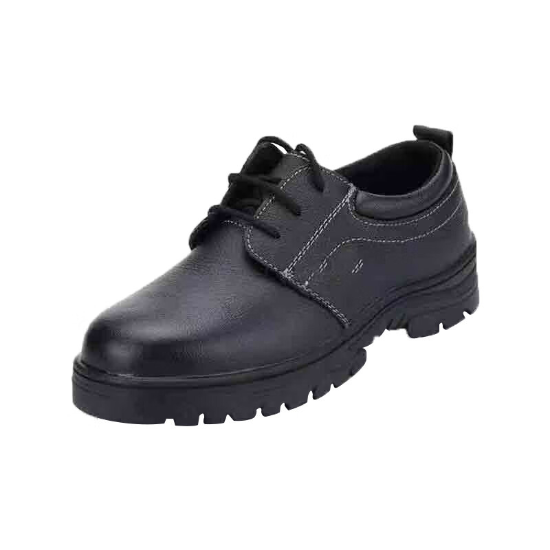 VLEN防砸工作鞋优质牛皮鞋面防砸包头橡胶大底防滑绝缘耐磨男女款