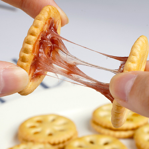 【PLUS Goodie】Fruit Flavor Jam-Filled Cookies with Strawberry Blueberry Filling Snacks for Breakfast Children's Snack