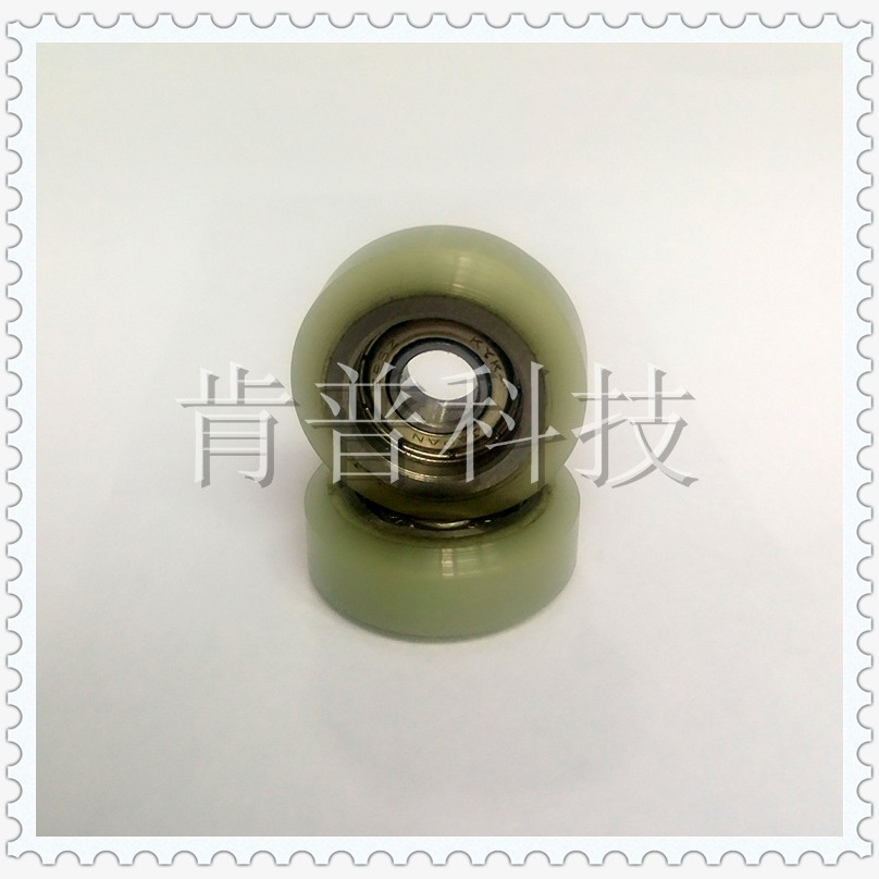 CPU自动门配件滑轮 VULKOCELL包胶轮 PU工业轮